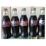 S3 - FIVE COCA-COLA COLLECTIBLE BOTTLES (B216)