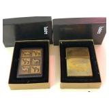 S3 - TWO COLLECTIBLE ZIPPO LIGHTERS (A75)