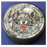 S3 - SIGNED CHICAGO WOLVES HOCKEY PUCK(B5)