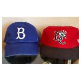 S3 - BROOKLYN DODGERS & BATTLE CREEK YANKEES HATS