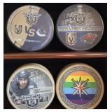 S3 - COLLECTION OF VGK HOCKEY PUCKS (B55)