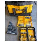 S3 - VARIETY OF DRILL BITS & DeWALT TOOL BAG (B262