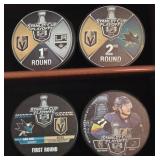 S3 - COLLECTION OF VGK HOCKEY PUCKS (B54)