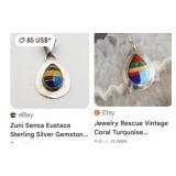 S1 - STERLING SILVER PENDANT  (E56)