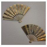 S1 - 2 DECORATIVE WALL FANS (L37)