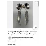 S1 - PAIR OF STERLING SILVER EARRINGS (E55)