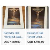 S1 - SALVADOR DALI LTD ED FRAMED ART W/ COA (L47)