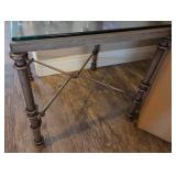 S1 - CONSOLE TABLE W/ GLASS TOP (E51)