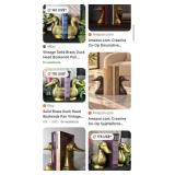 S1 - BRASS DUCK BOOKENDS WITH BOOKS (L4)