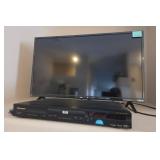 S1 - TCL 32"TV W/ REMOTE, PANASONIC PLAYER (L66)