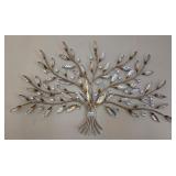 S1 - DECORATIVE METAL TREE WALL SCULPTURE (L54)