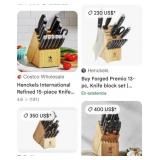 S1 - HENKELS KNIFE BLOCK WITH KNIVES (L84)