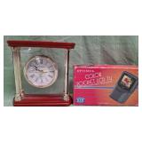 11 - BROOKWOOD CLOCK, OPTIMUS COLOR POCKET LCD TV