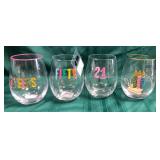 43 - NEW WMC SET OF STEMLESS WINE GLASSES (B43)