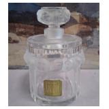 N3 - CRISTAL LALIQUE COLOGNE BOTTLE (G16)