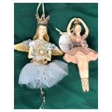43 - NEW WMC TWO SPARKLE & JOY TREE ORNAMENTS