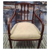512 - FEDERAL/SHERATON-STYLE ARM CHAIR