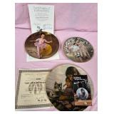 443 - LOT OF THREE COLLECTIBLE PLATES (E49)
