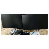 430 - TWO 24 IN DELL MONITORS