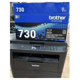 433 - BROTHER PRINTER WITH NEW INK TONER
