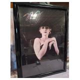 11 - MARILYN MONROE FRAMED B/W PRINT 33X25" (S91)