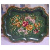 N3 - VINTAGE METAL SERVING TRAY (G77)