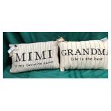 43 - NEW WMC TWO ACCENT PILLOWS (A146)