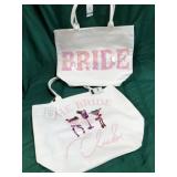 43 - NEW WMC TWO "BRIDE" TOTE BAGS (A36)