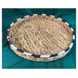 43 - NEW WMC WOVEN ROUND TRAY (A21)