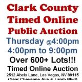 WELCOME TO OUR THUR. @4pm ONLINE PUBLIC AUCTION