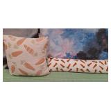 43 - NEW WMC TWO EASTER ACCENT PILLOWS (F9)