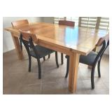 502 - DINING TABLE WITH FOUR CHAIRS
