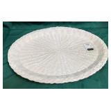 43 - NEW WMC WICKER-STYLE CERAMIC PLATTER (A200)