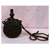 443 - OTTOMAN-STYLE ROUND POWDER FLASK (E47)