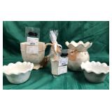 43 - NEW WMC SNACK CUPS, TOOTHPICK HOLDER, VASE