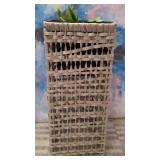 11 - TALL WICKER PLANTER 29"T