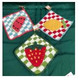 43 - NEW WMC  THREE POT HOLDERS (A189)