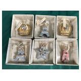 43 - NEW WMC SIX TREE ORNAMENTS (A207)