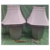 11 - PAIR OF MATCHING TABLE LAMPS (C225)