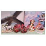 FIVE COLLECTIBLE FIGURINES