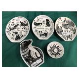 43 - NEW WMC SPOON RESTS & TID BIT DISHES (B49)