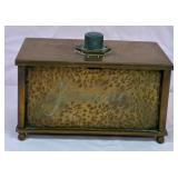 443 - ANTIQUE COPPER KEEPSAKE BOX (E31)