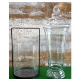 11 - CANDLE LANTERN & GLASS JAR (P10)