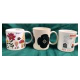 43 - NEW WMC THREE CERAMIC MUGS (B30)