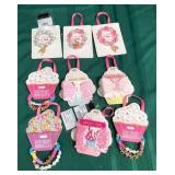 43 - NEW WMC BIRTHDAY BRACELETS & HAIR CLIPS (B59)