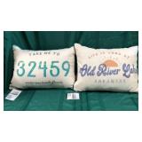 43 - NEW WMC TWO ACCENT PILLOWS (A11)