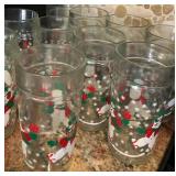 S2 - TEN SNOWMAN SKATING CHRISTMAS GLASSES
