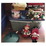 S2 - CHRISTMAS DECOR LOT W/ TREE STAND (K53)