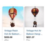 S2 - HOT AIR BALLOON DECOR W/ FIGURES (M11)
