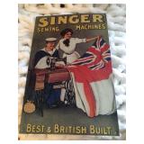 S2 - SINGER SEWING MACHINES METAL SIGN (M48)